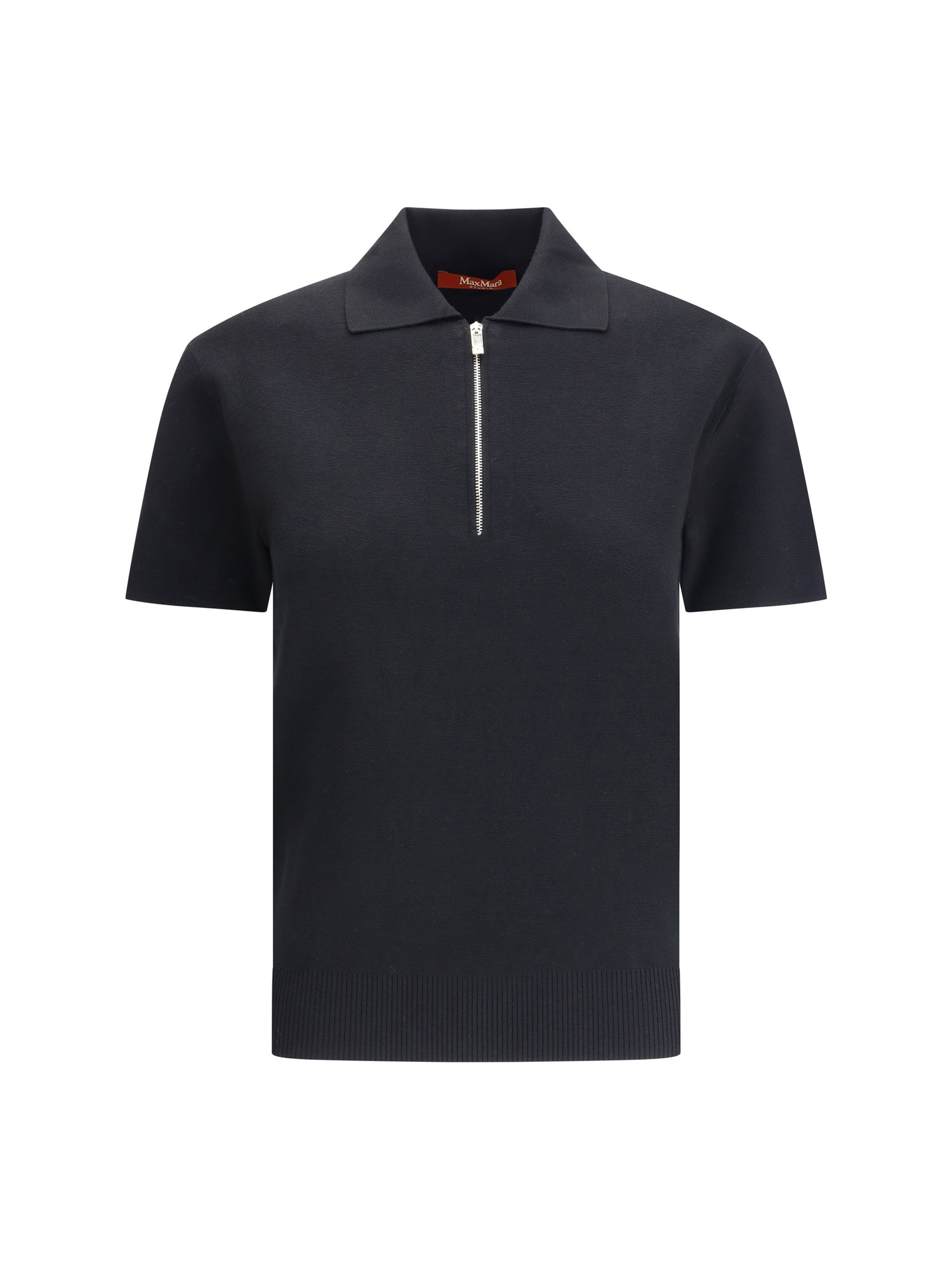 MAX MARA STUDIO M teti zip polo shirt