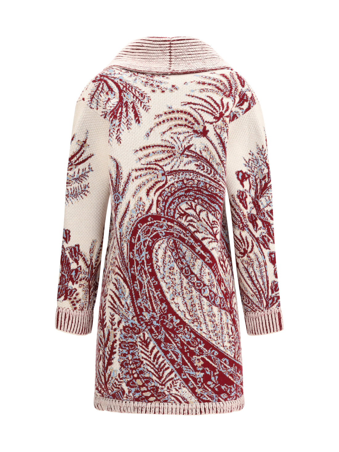 ETRO 38 wool and cotton maxi cardigan