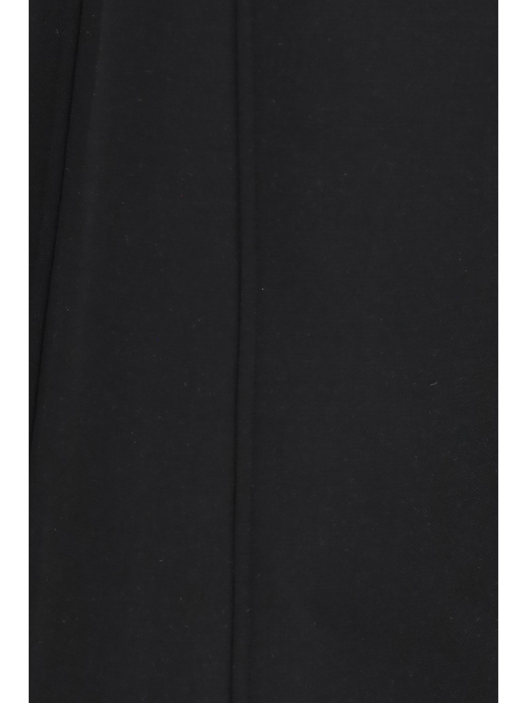 wool-blend straight-leg pants