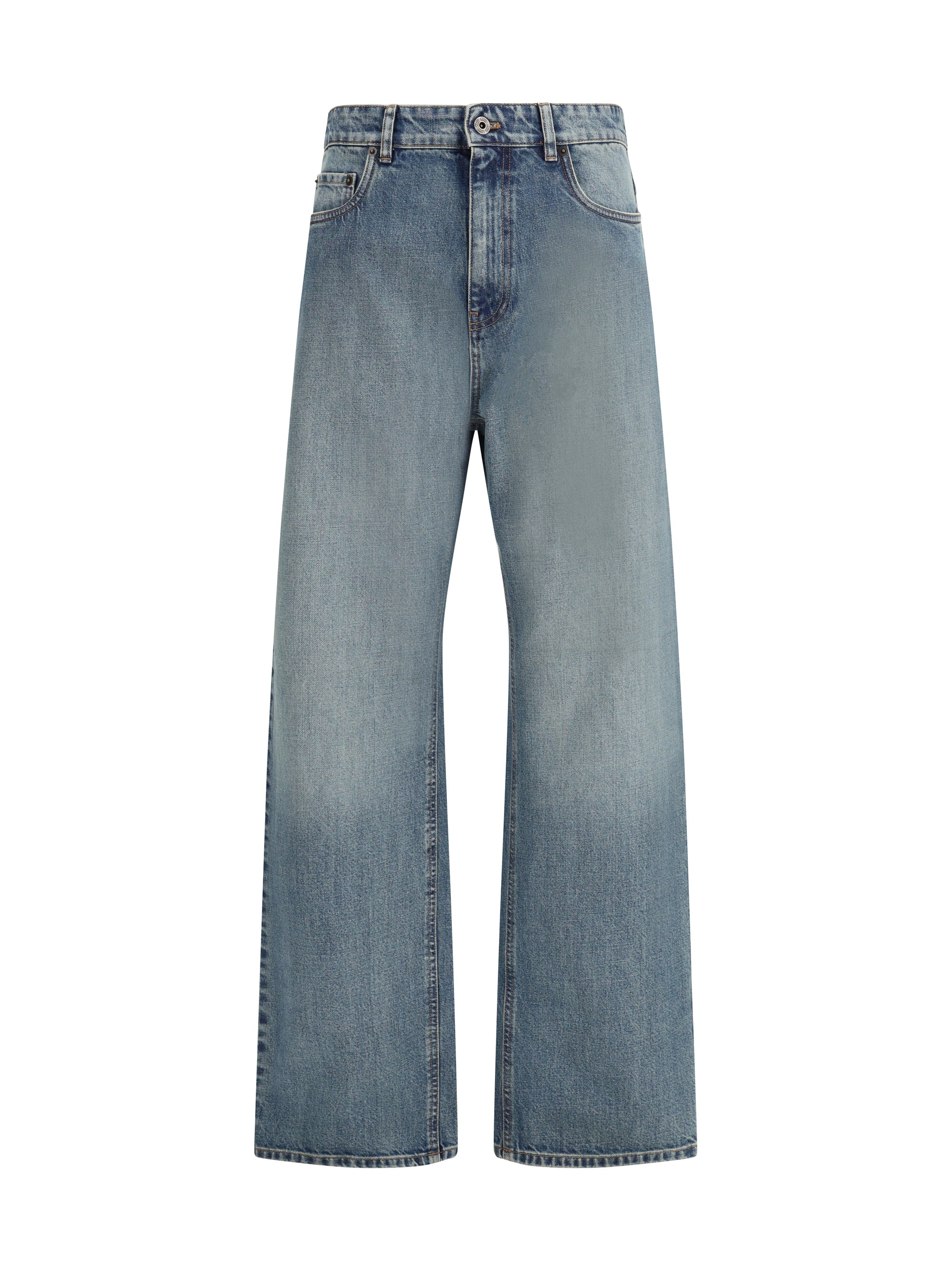 regular-fit denim jeans