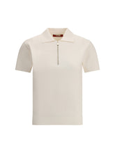 MAX MARA STUDIO M teti zip polo shirt
