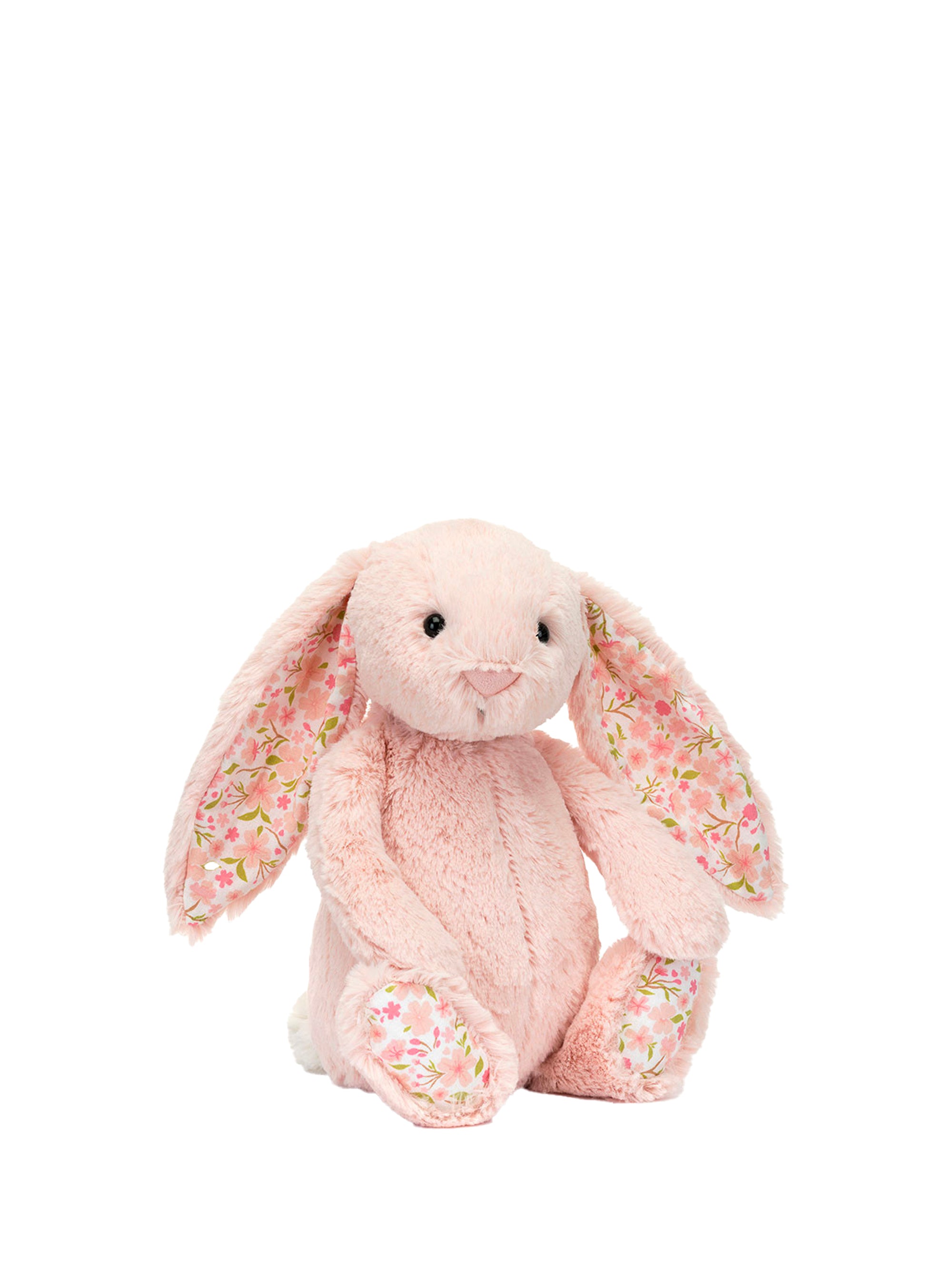medium blossom blush bunny plush toy