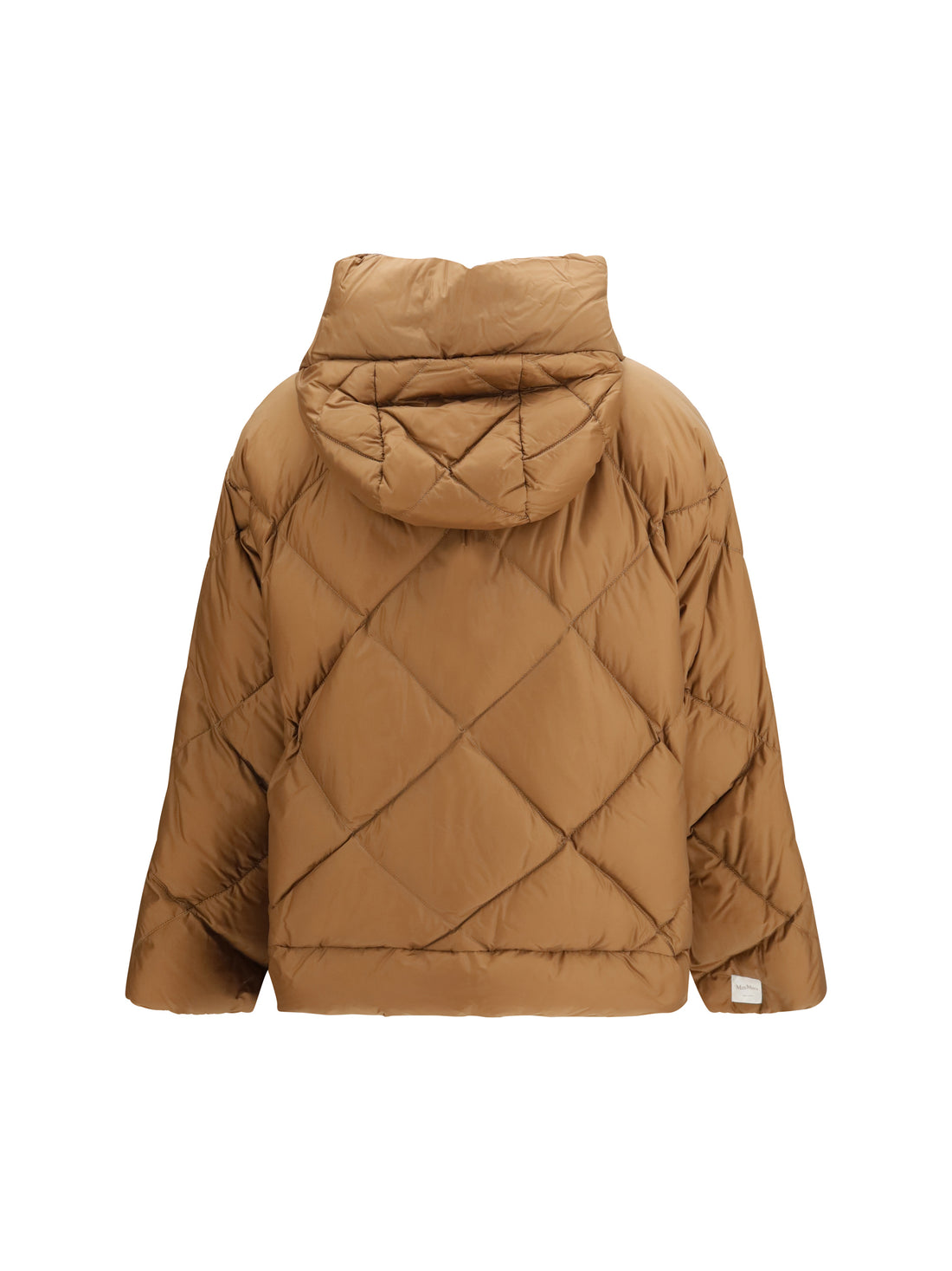 MAX MARA THE CUBE 42 hooded down jacket in iridescent water-repellent fabric
