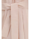 belted pleated dress