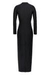 rashguard midi dress in technical fabric