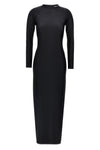 rashguard midi dress in technical fabric