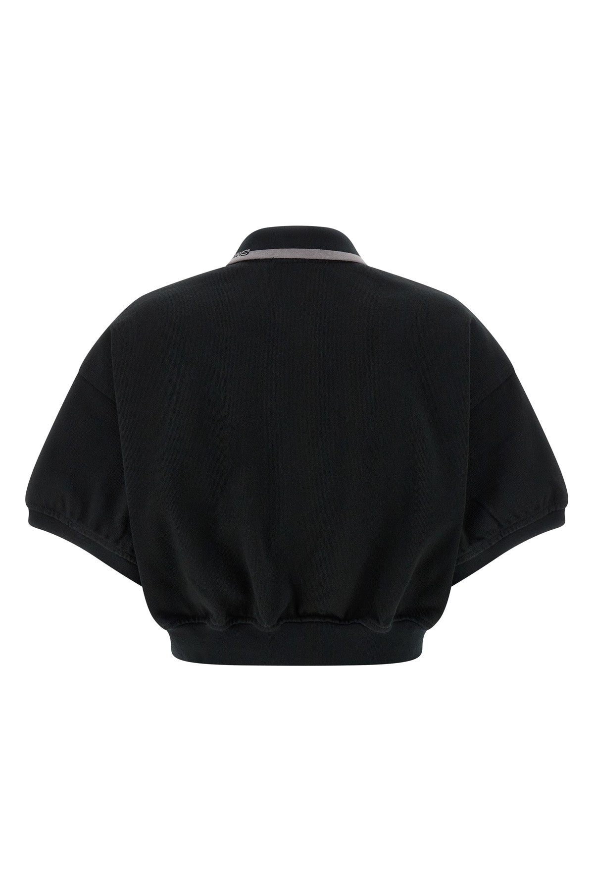 compact japanese cotton jersey polo shirt