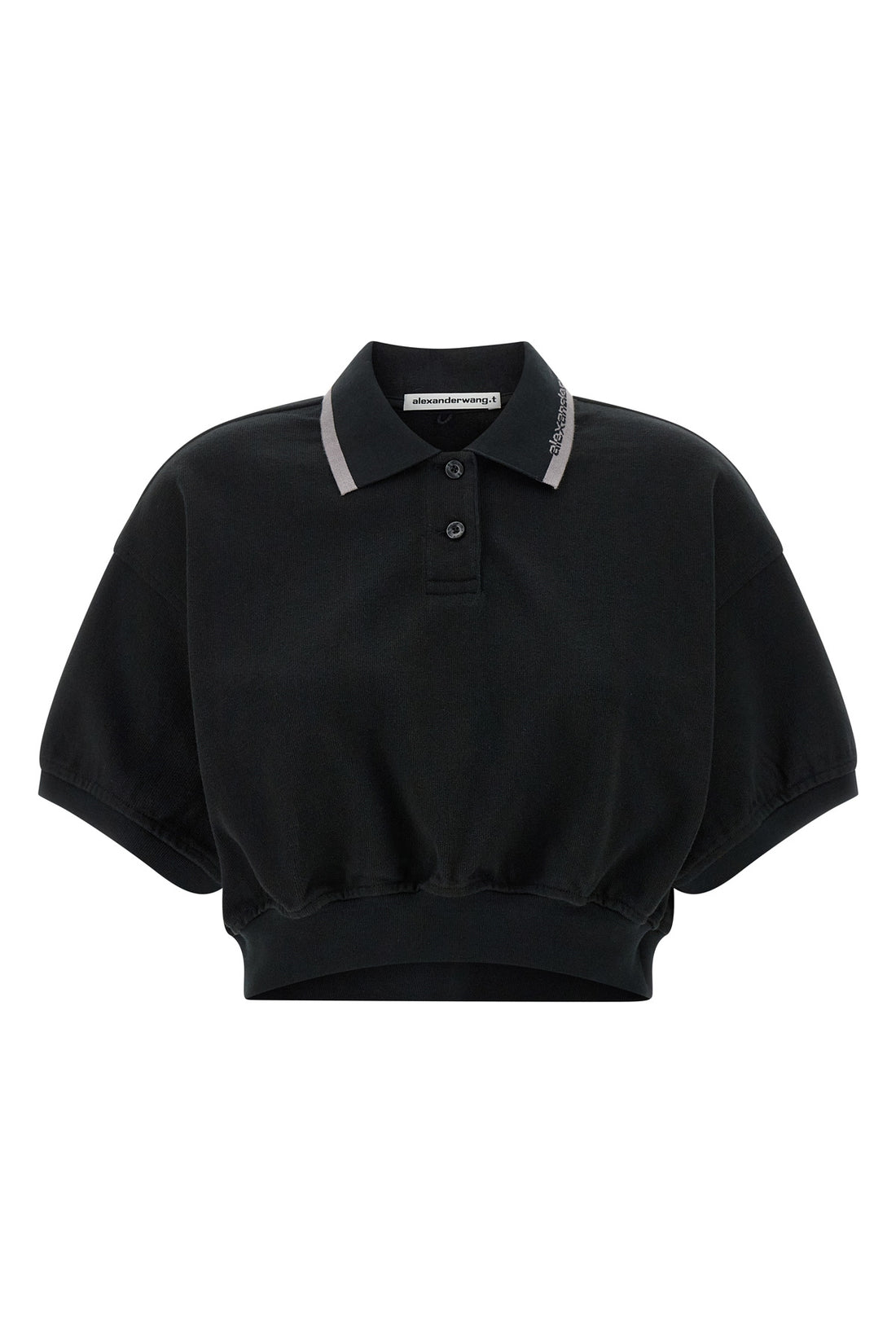 T BY ALEXANDER WANG S compact japanese cotton jersey polo shirt
