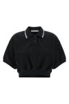 compact japanese cotton jersey polo shirt
