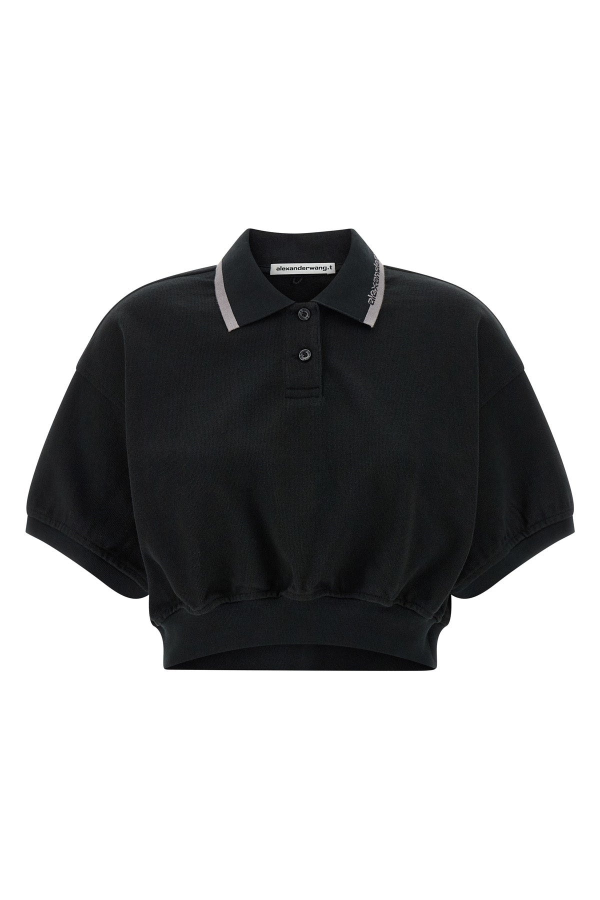 compact japanese cotton jersey polo shirt
