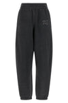 joggers in a front hotfix logo cotton sweatshirt