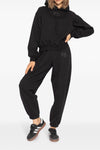 essential terry cotton blend joggers