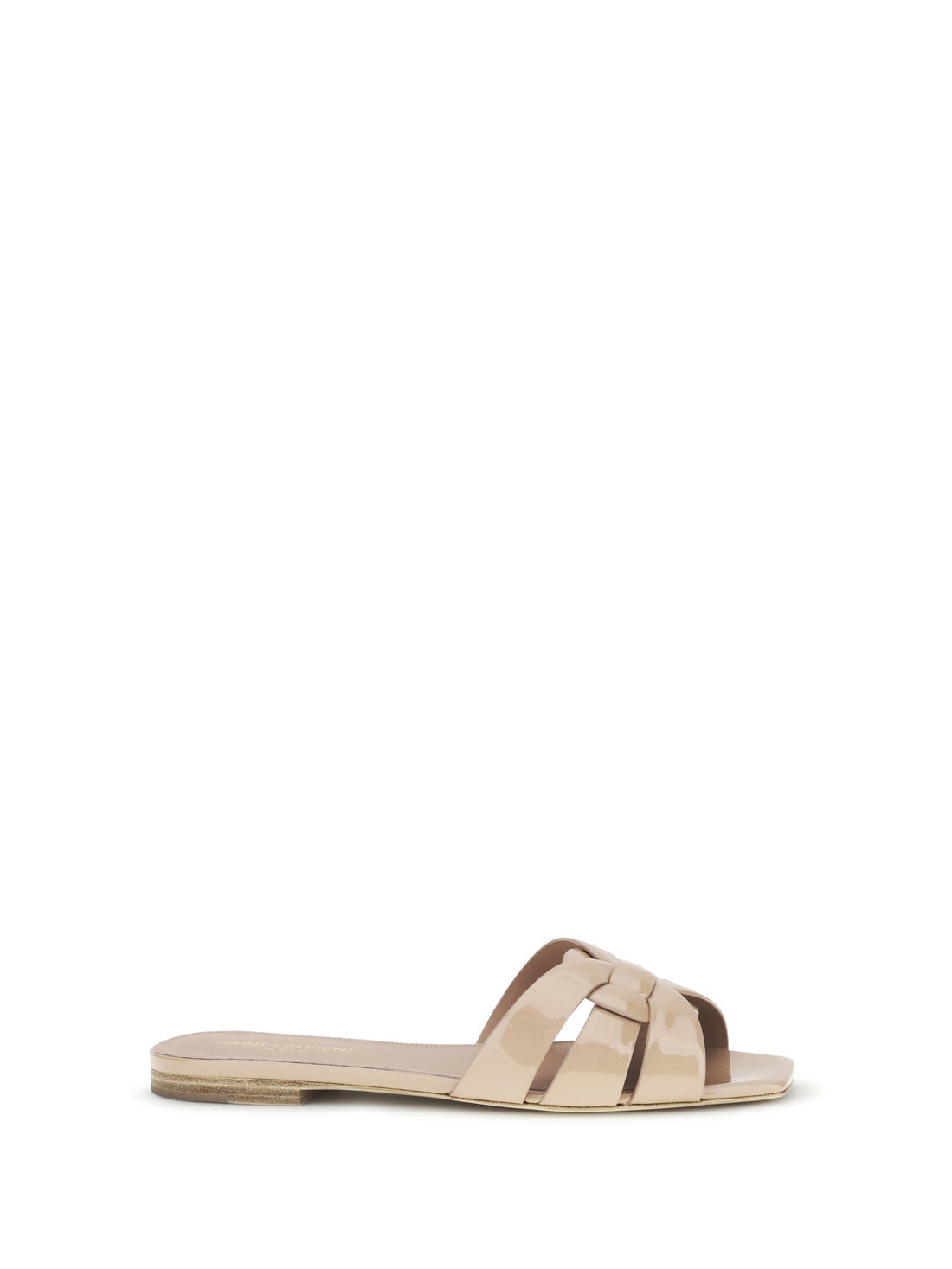 SAINT LAURENT 36 tribute patent leather sandals 