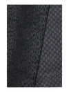 leopard-print wool scarf with monogram