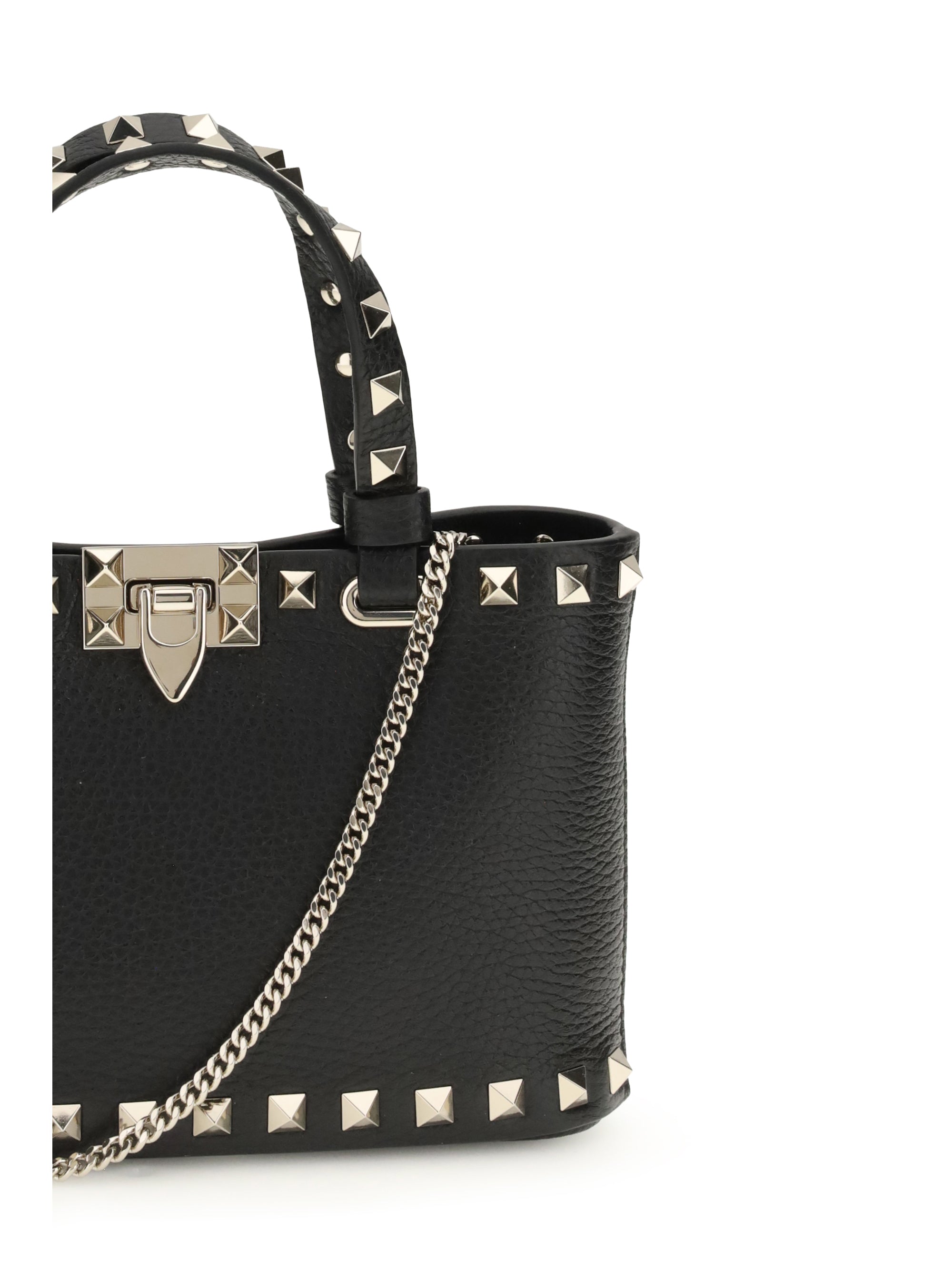 mini rockstud shopping bag