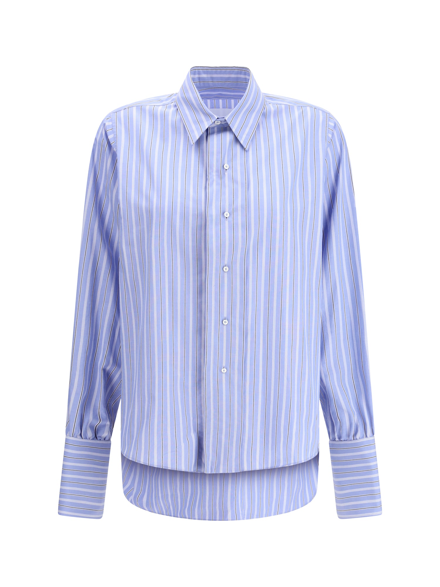 MARGIELA 40 striped cotton shirt