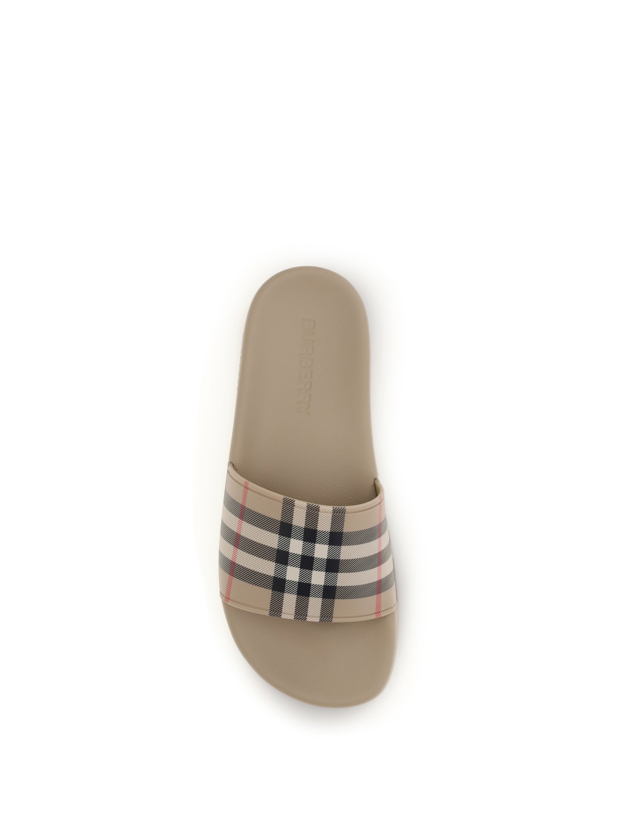 BURBERRY 36 check slippers