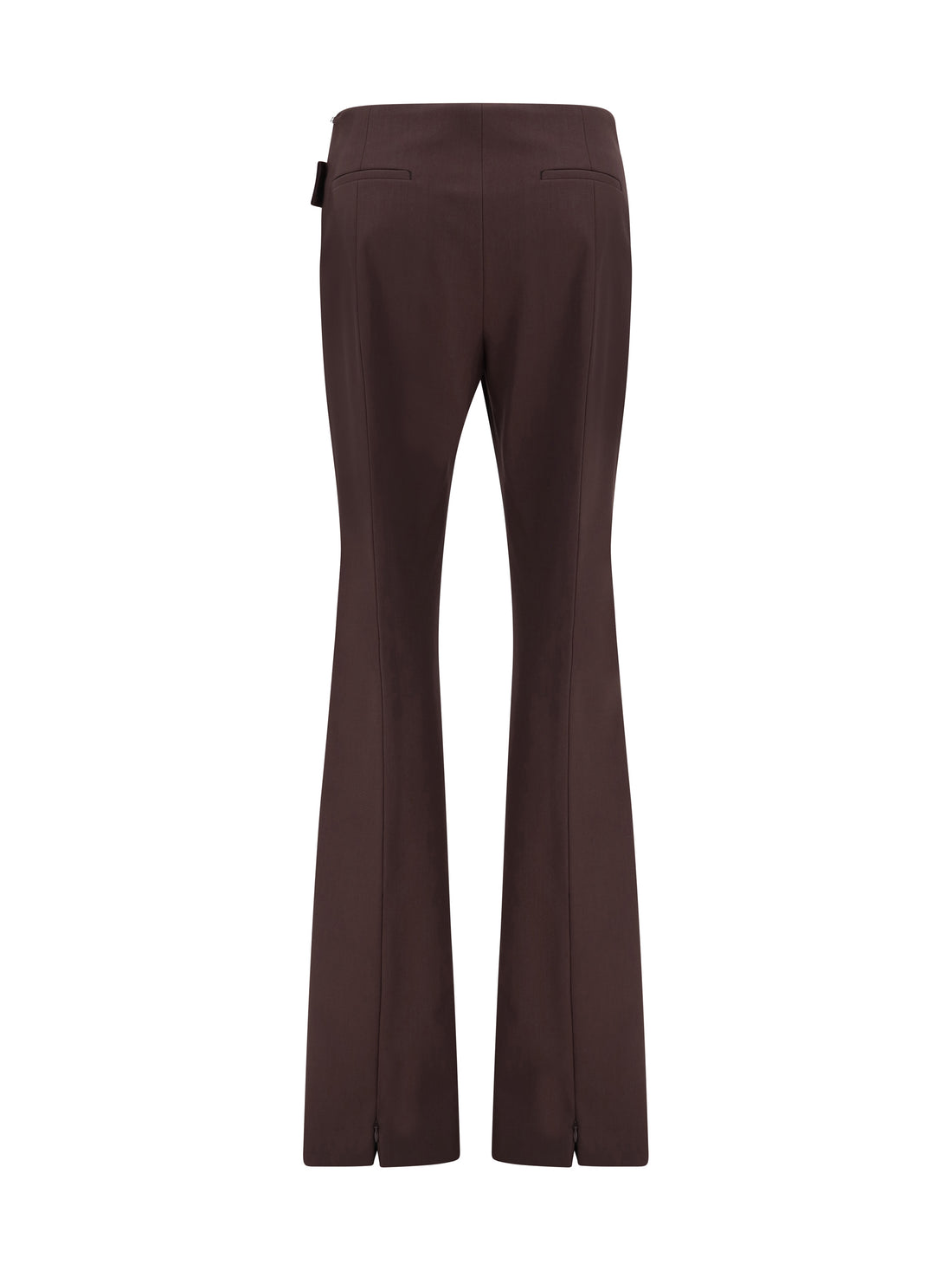 MAX MARA SPORTMAX 38 slim trousers with asymmetric belt