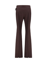 MAX MARA SPORTMAX 38 slim trousers with asymmetric belt