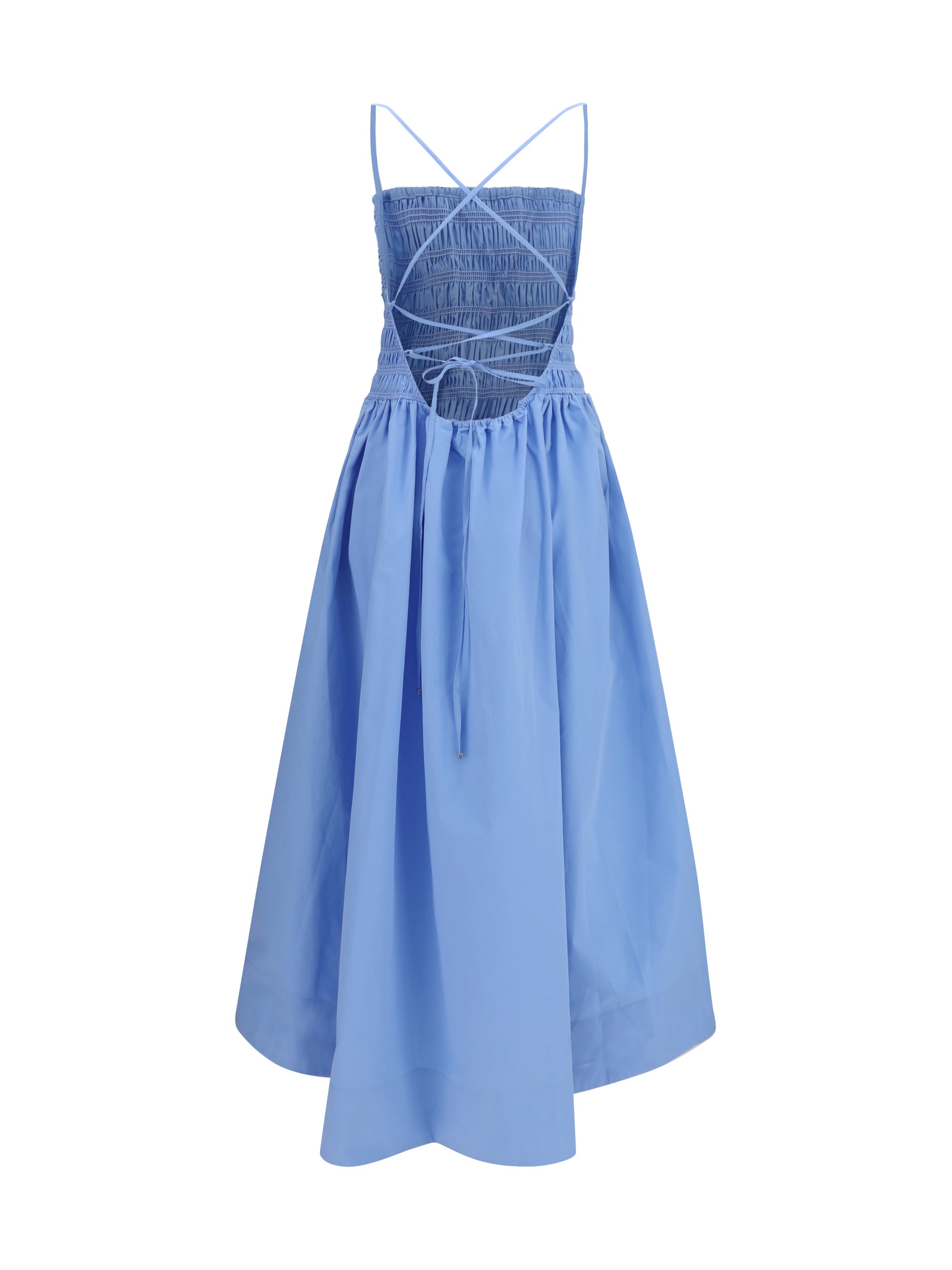 poplin maxi dress