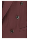 double-breasted fluid silk blazer