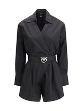 PINKO 38 buckle-belted playsuit