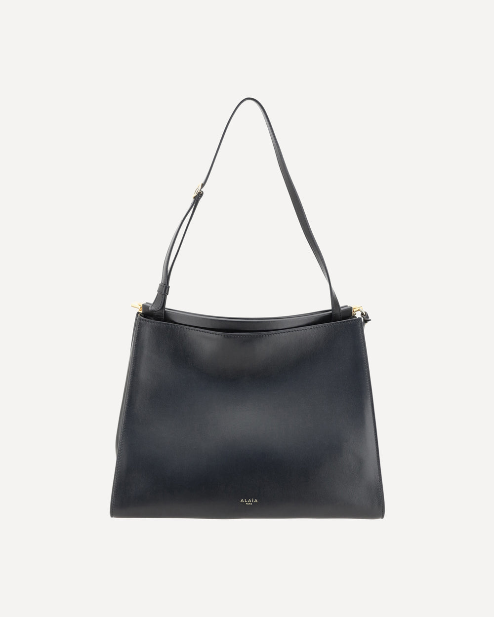 Alaa Leather Shoulder Bag Black