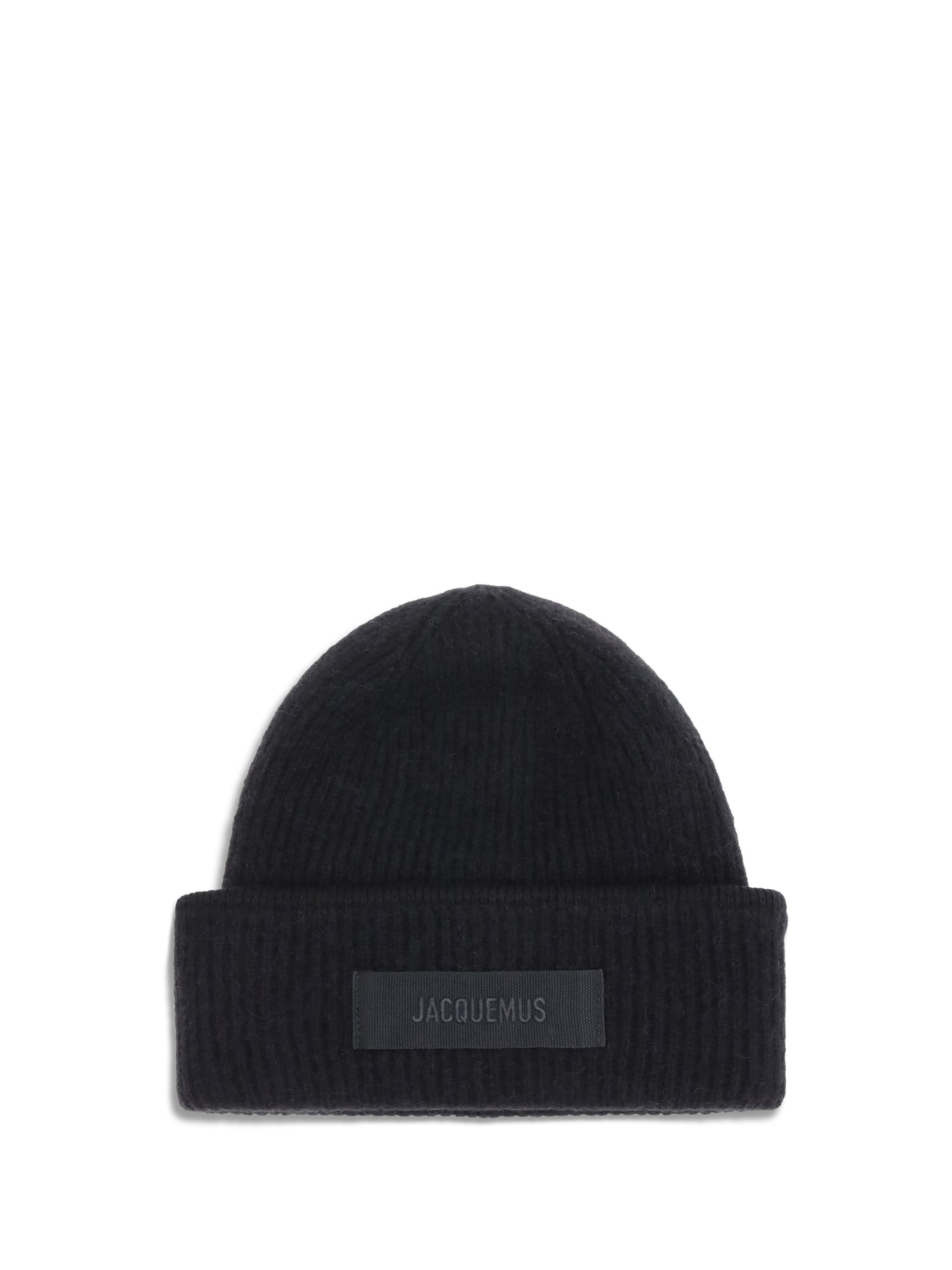 JACQUEMUS OS gros grain ribbed beanie 