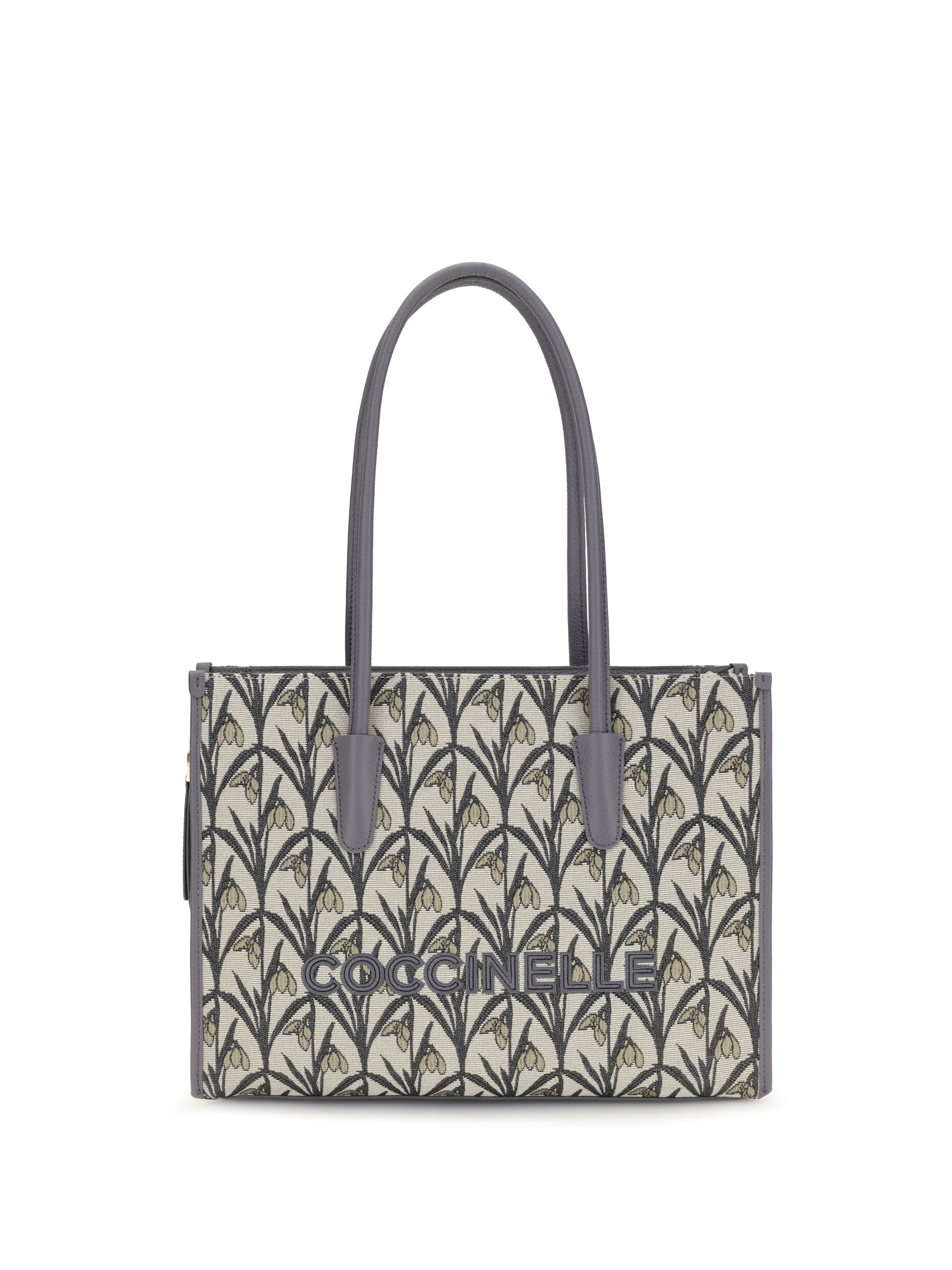 jacquard tote bag