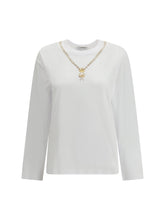MARINE SERRE M trompe l’œil jewelry long-sleeve t-shirt