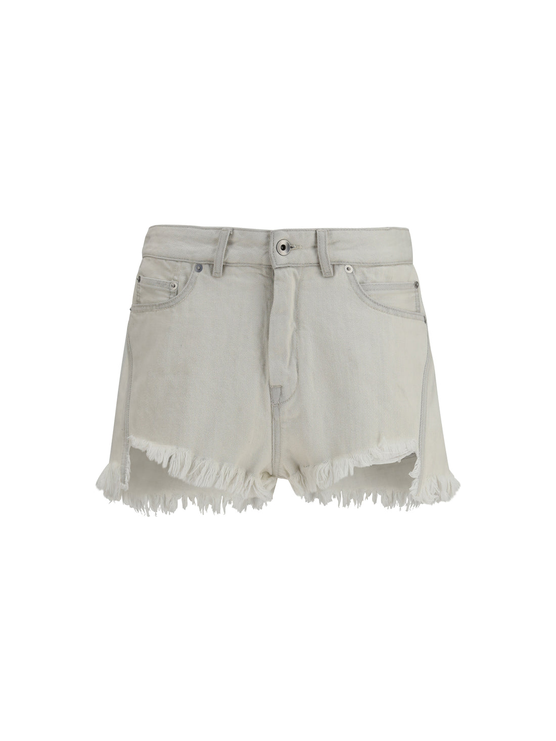 RICK OWENS 26 shorts temple bias cutoffs in denim