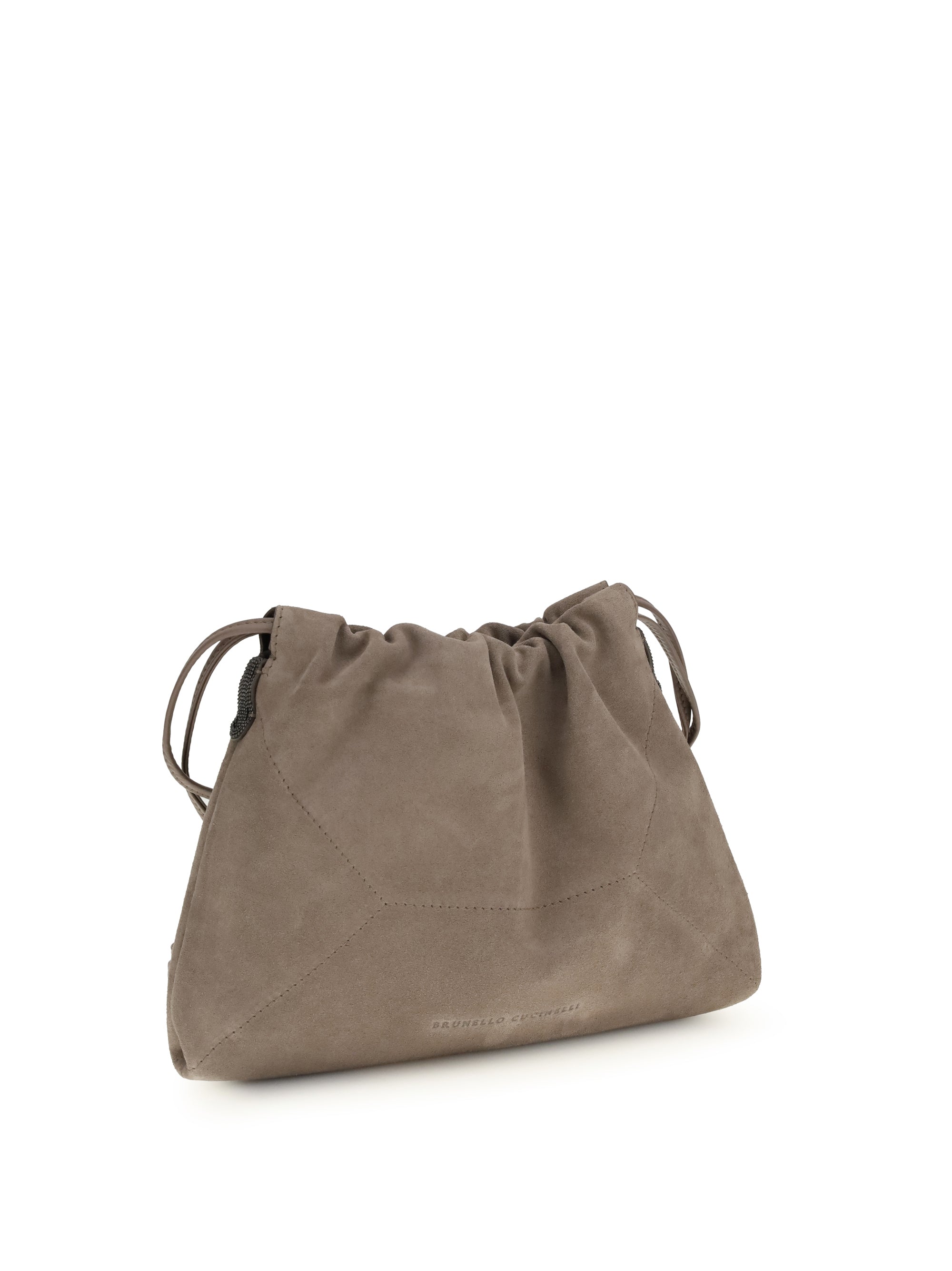 BRUNELLO CUCINELLI OS suede pouch bag 