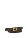 reversible belt with ff facquard fabric