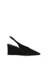 ALAIA 36 cube wedge slingback pump