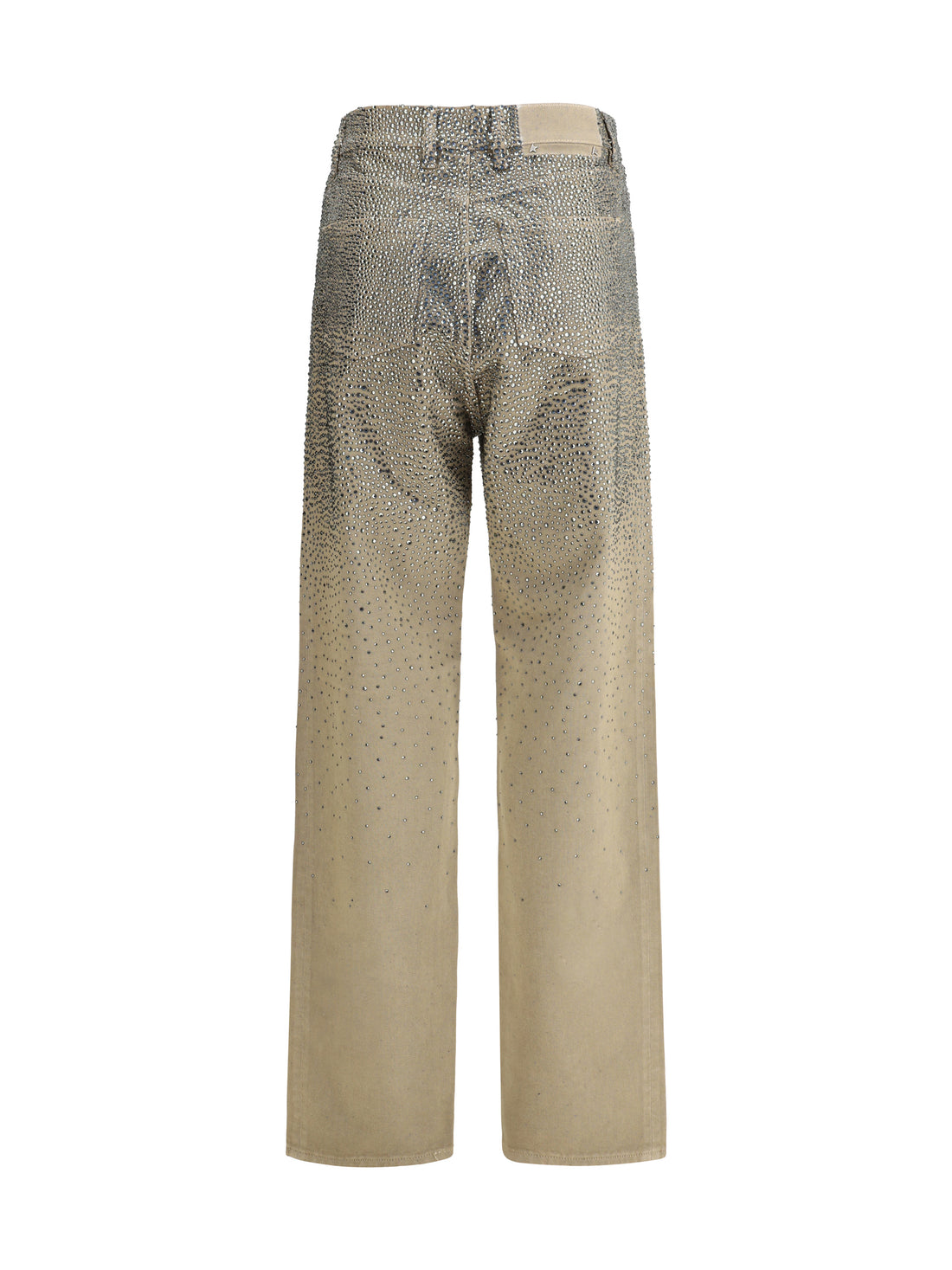 GOLDEN GOOSE 26 crystal straight jeans