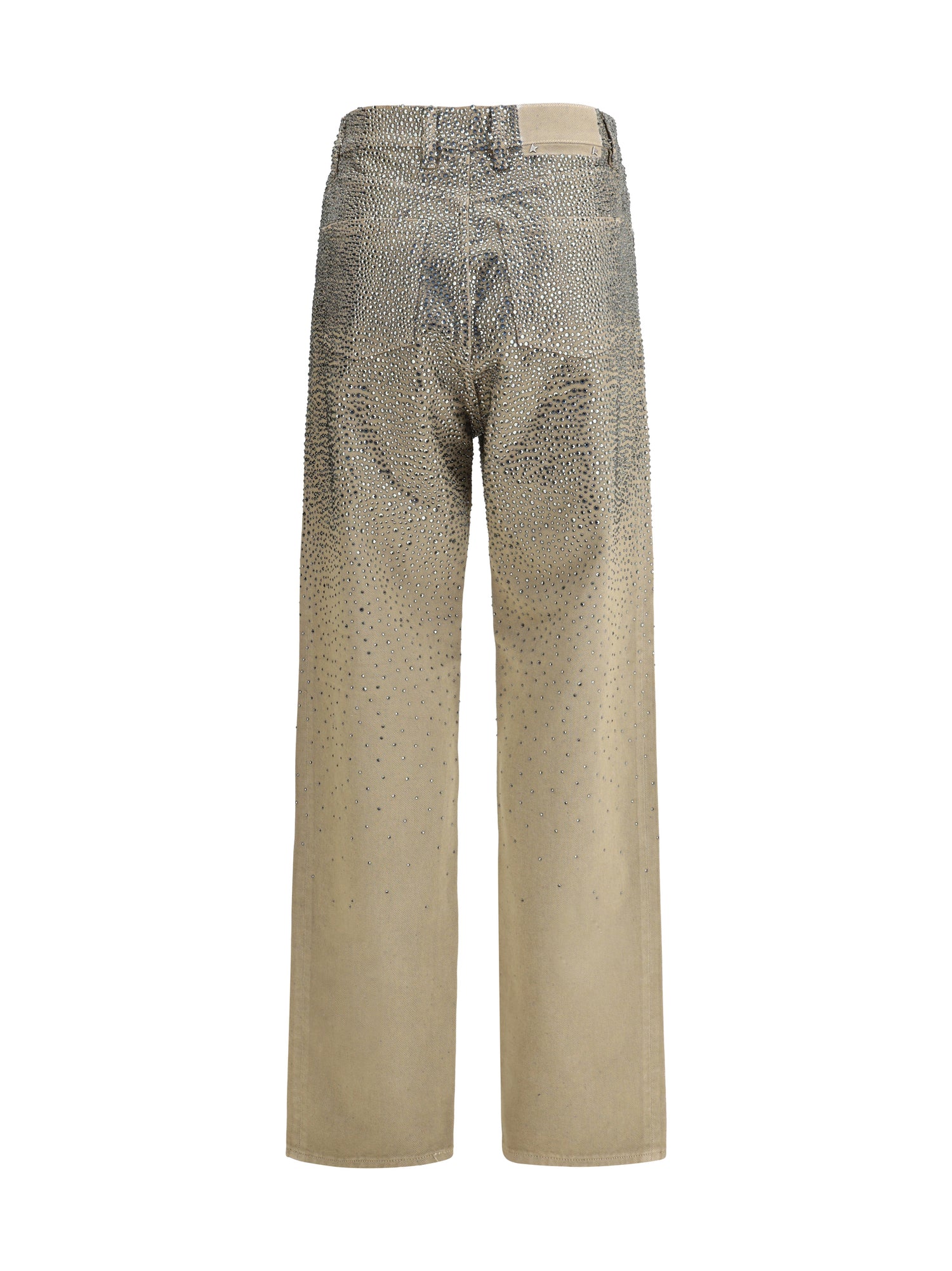 GOLDEN GOOSE 26 crystal straight jeans