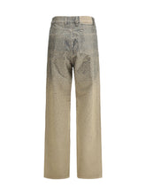 GOLDEN GOOSE 26 crystal straight jeans