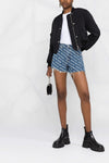 bite cotton denim shorts