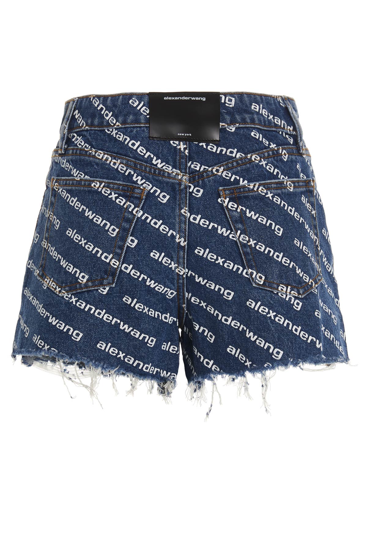 bite cotton denim shorts