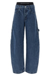 stonewashed cotton denim jeans