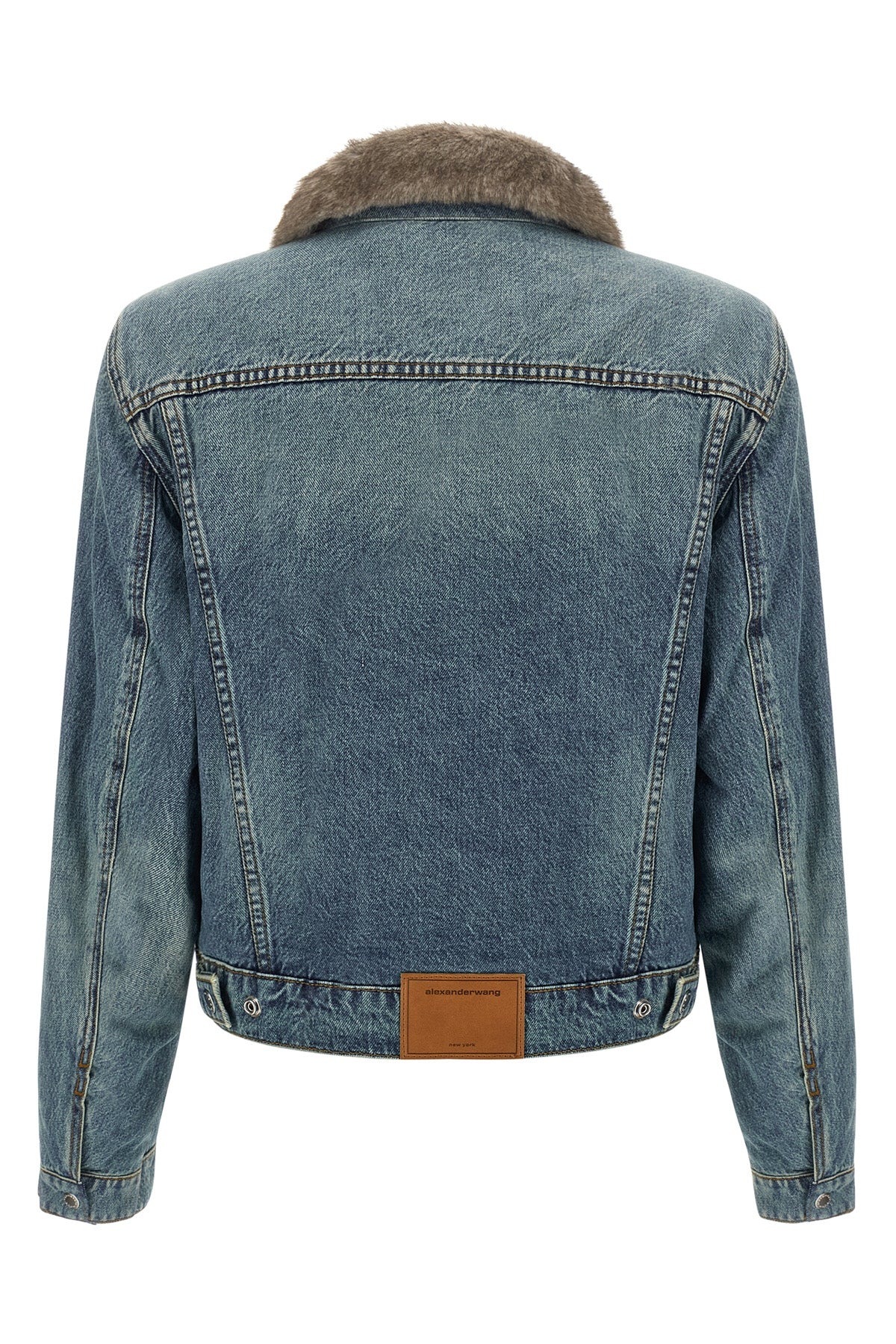 the alexander wang denim jacket redefines casual dress codes through a structure