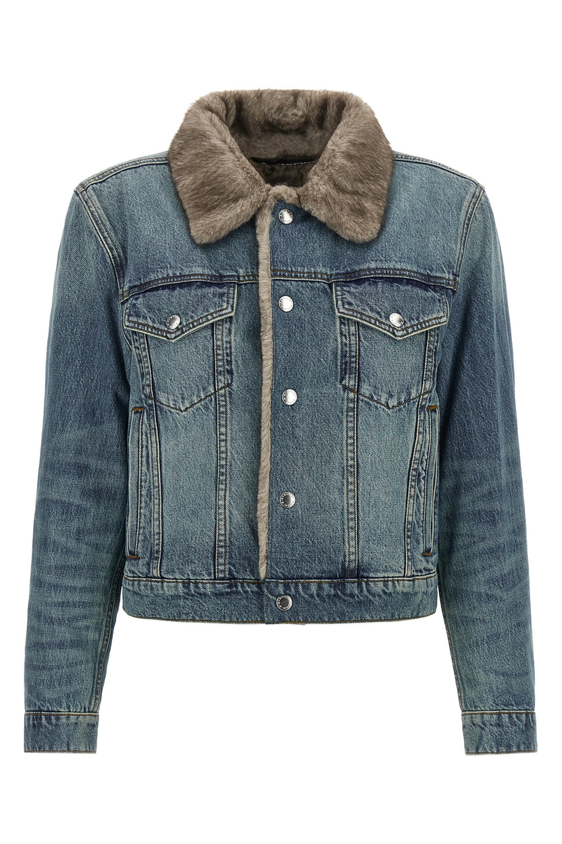 DENIM X ALEXANDER WANG M the alexander wang denim jacket redefines casual dress codes through a structure