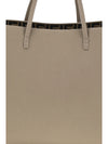 medium roll roman leather shopping bag