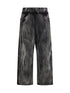 R13 M pleated cropped track pants