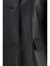 grained leather jacket