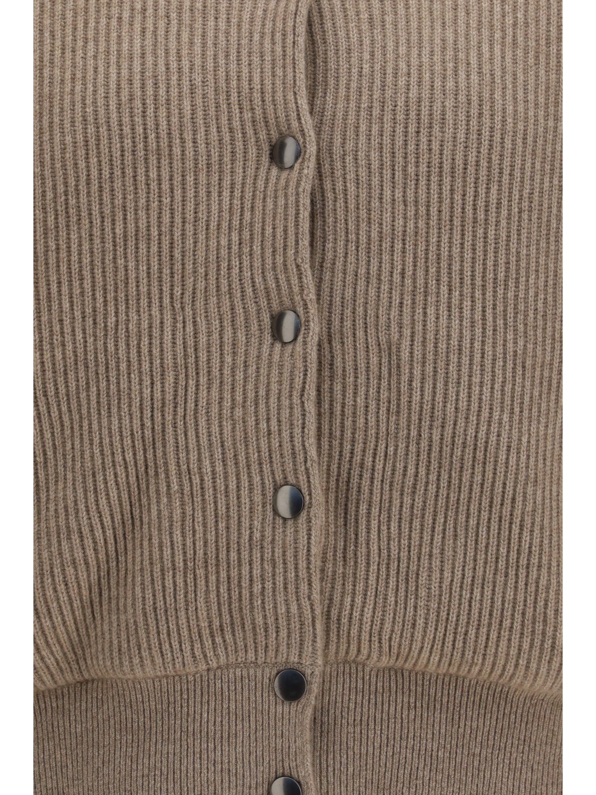 ribbed cashmere bomber