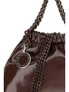 patent falabella shoulder bag