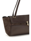 symmetry trapeze medium shoulder bag