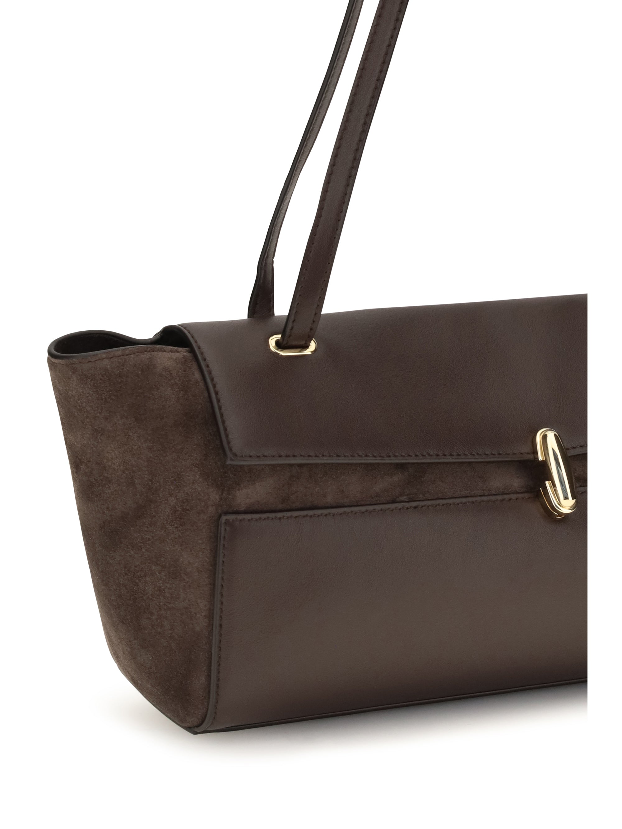 symmetry trapeze medium shoulder bag