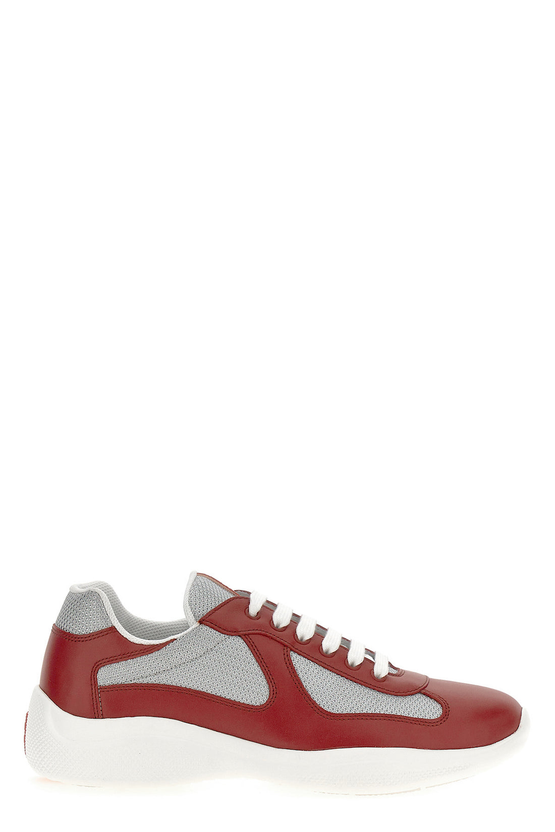 PRADA 6 prada americas cup sneakers in leather and bike fabric